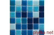 Мозаїка R-MOS B3132333537 мікс блакитний 5 321х321 321x321x6 матова